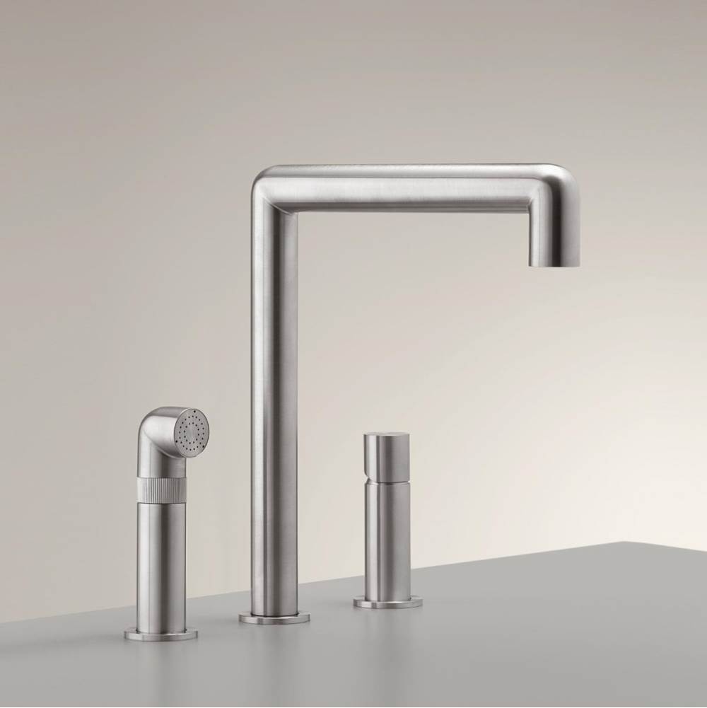CEA Kitchen Faucet; Three-Hole Mixers, Pull-Out Spray