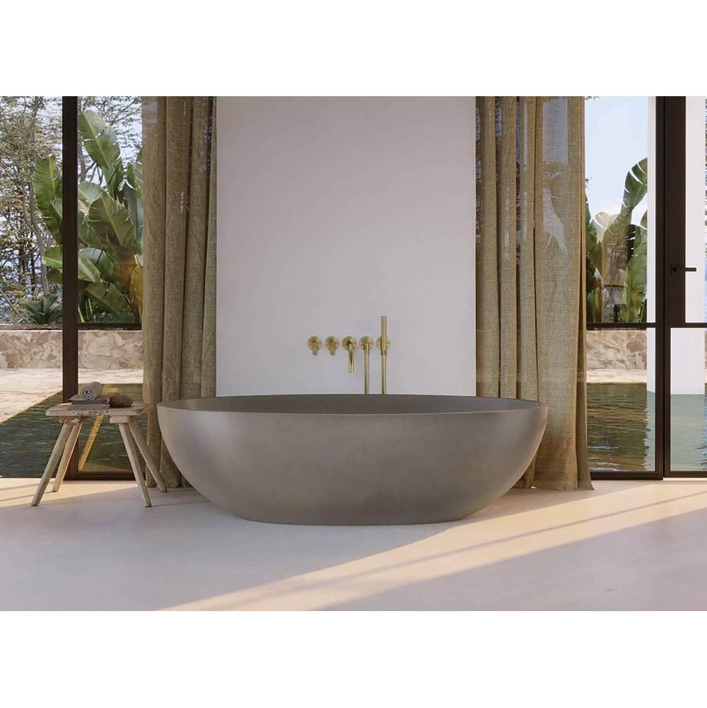 COCOON Atlantis Free-Standing Tub In Light-Weight Concrete
