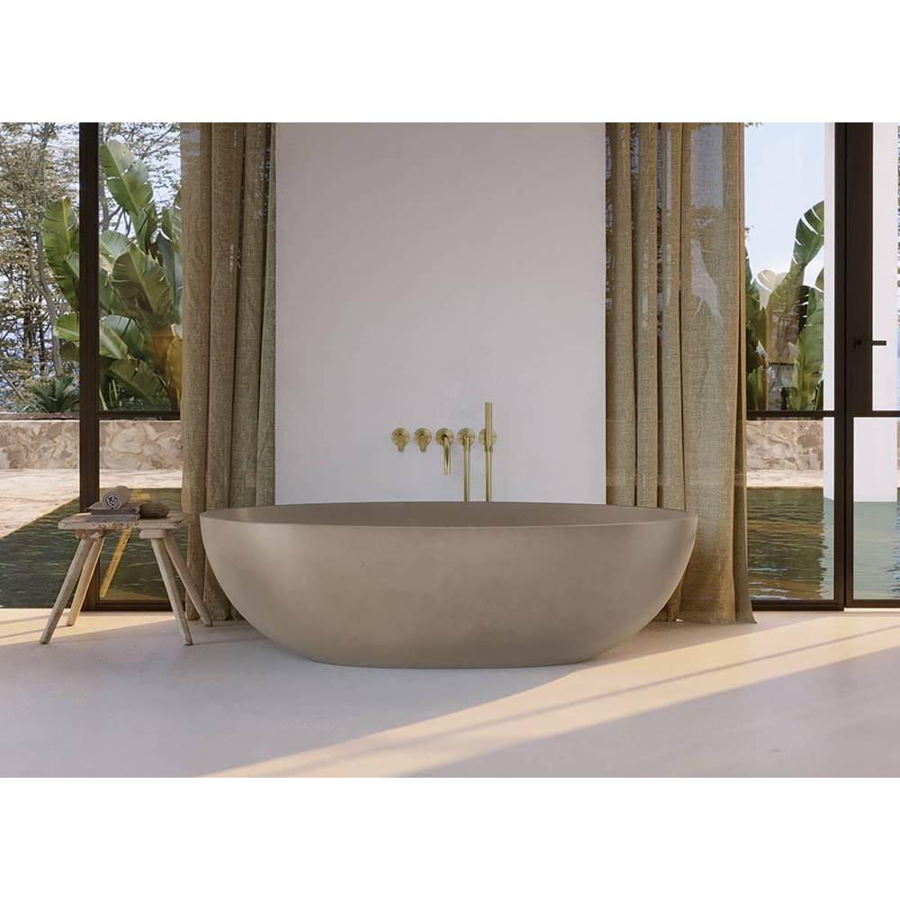 COCOON Atlantis Free-Standing Tub In Light-Weight Concrete