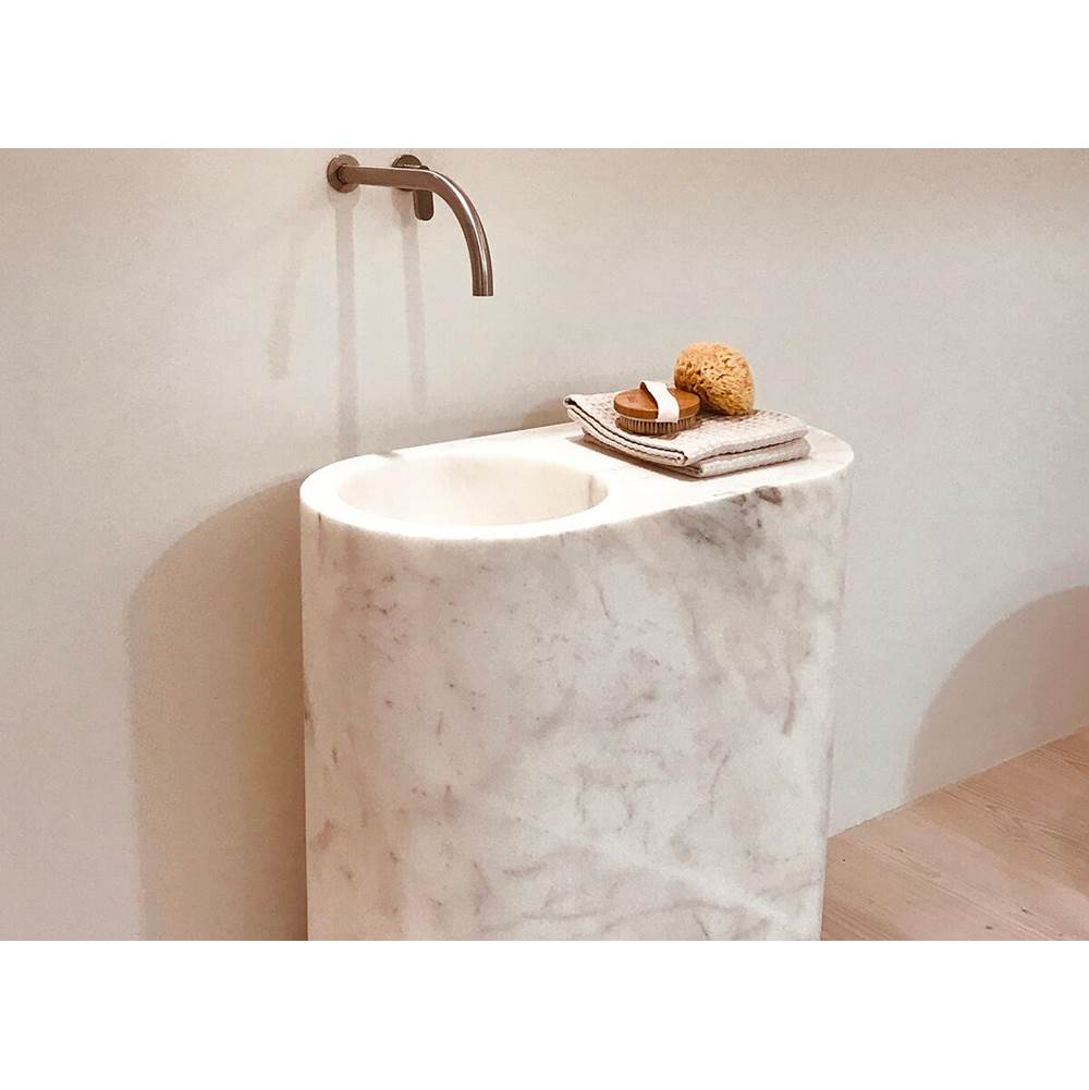 COCOON Monolith Basin By John Pawson For From Solid Block Of Stone. Includes Drain In Same Material.