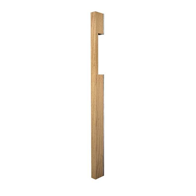 Designer Doorware Quad Timber Blade Pull With Cut Out 40X20mm