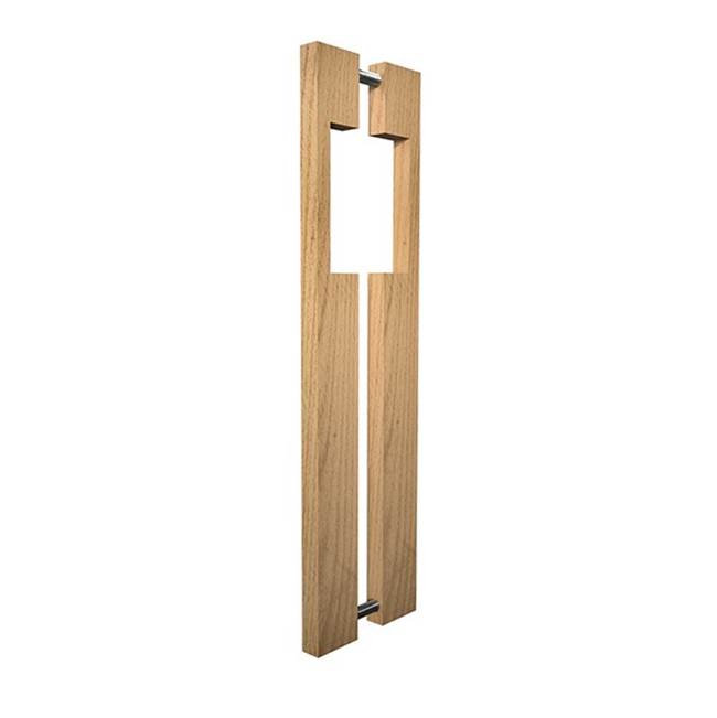 Designer Doorware Quad Pair Timber Blade Pulls With Cut Out 50X20mm