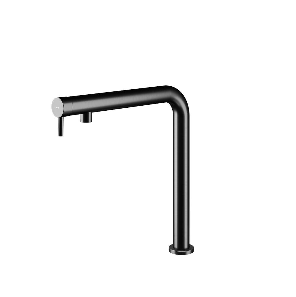 MGS Cucina Nemo RH Entertainment Faucet Stainless Steel Matte Black PVD 12-1/4'' Height 9'' Projection