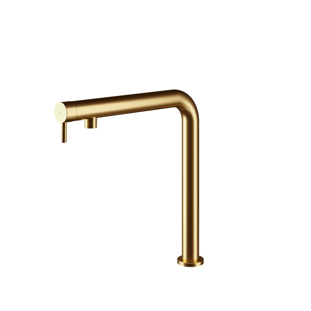 MGS Cucina Nemo RH Entertainment Faucet Stainless Steel Matte Gold PVD 12-1/4'' Height 9'' Projection
