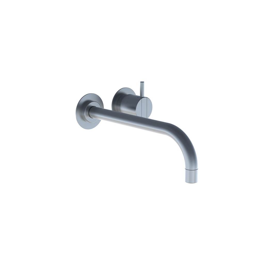 Vola 121X One-Handle Mixer, 9'' Spout And Rosette Trim Kit, For Spout To Left Installation